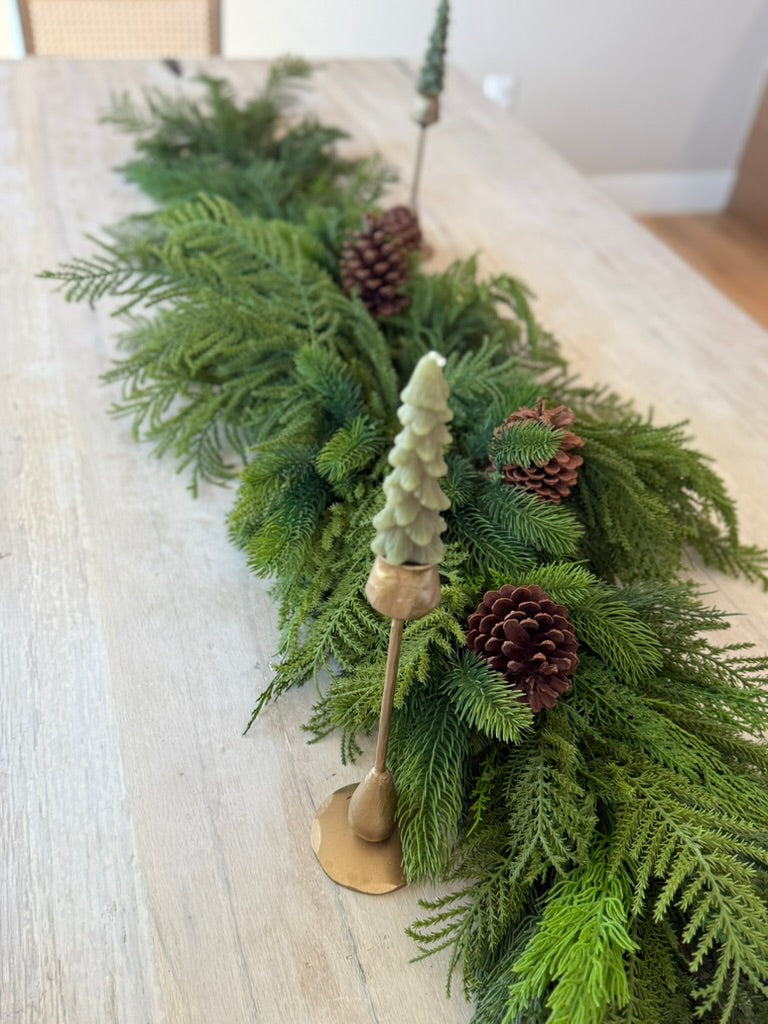 Lush Pine Centerpiece 82 inches
