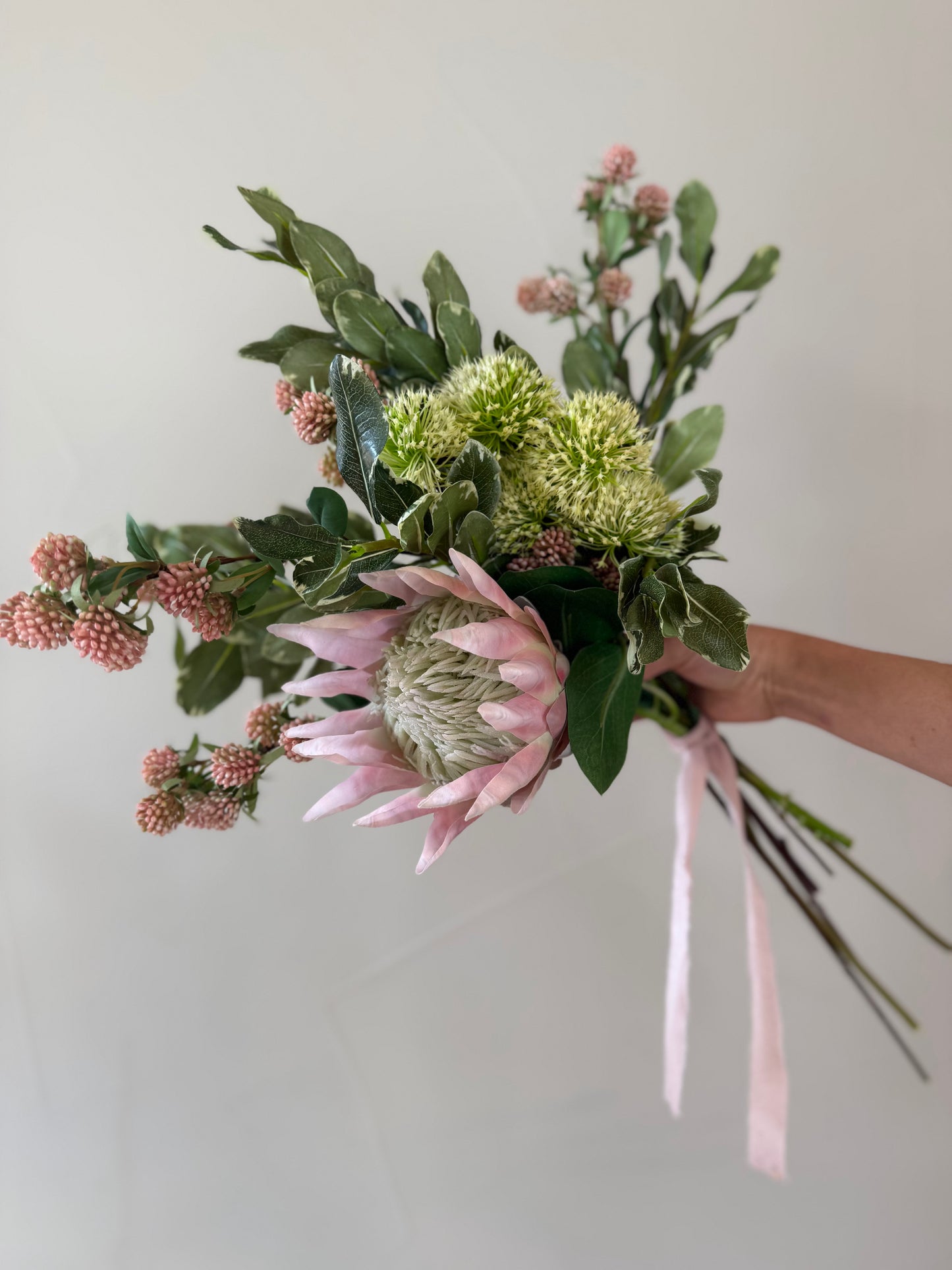 King Protea Blush Bouquet