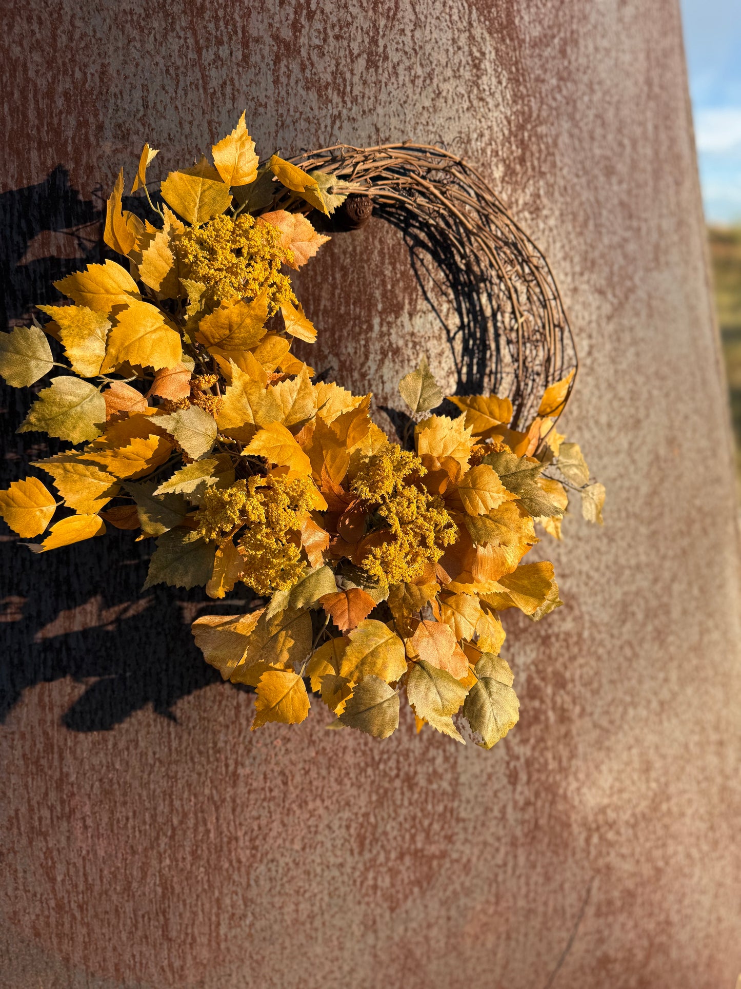 The Golden Aspen Wreath