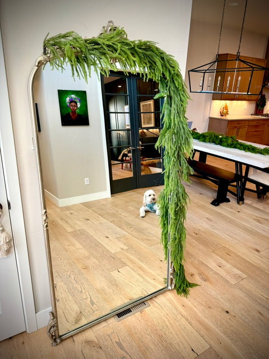 Faux Real-Touch Norfolk Garland 9 FT