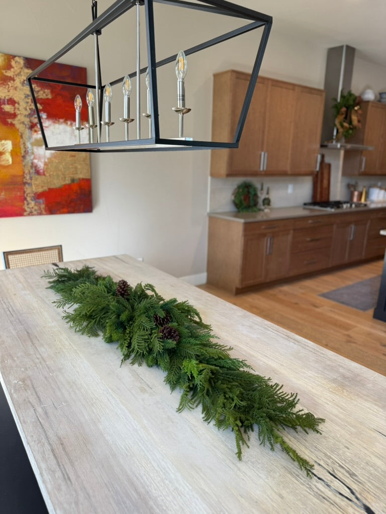 Lush Pine Centerpiece 82 inches