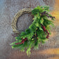 Modern Winter Forest Wreath