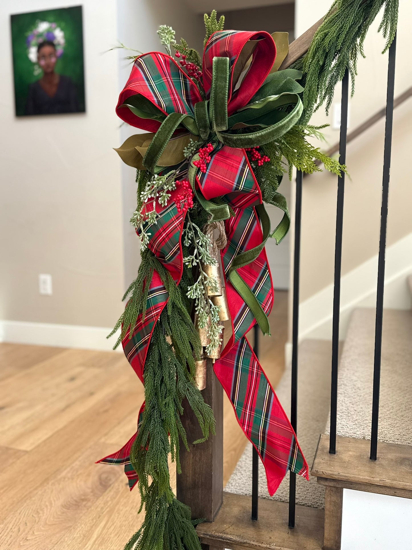 Faux Real-Touch Norfolk Garland 9 FT