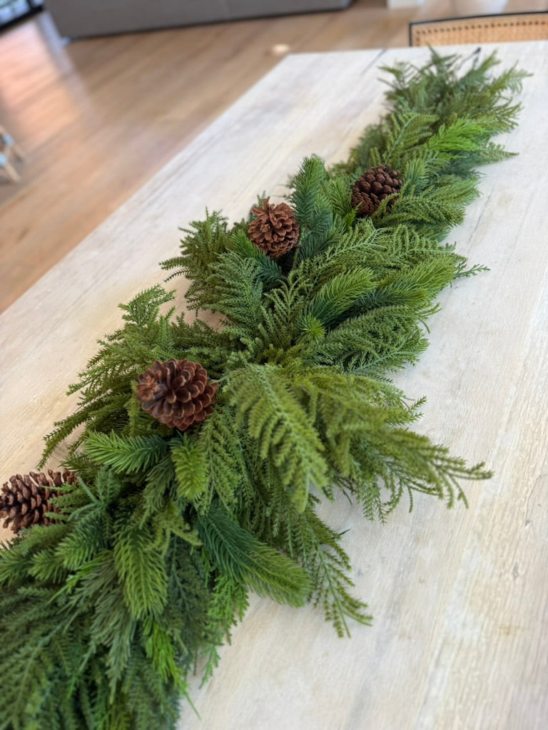 Lush Pine Centerpiece 82 inches