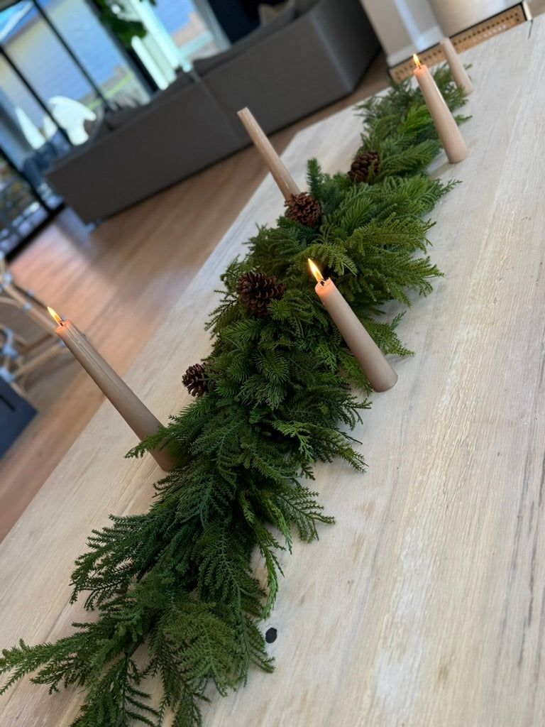 Lush Pine Centerpiece 82 inches