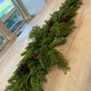 Real Touch Mixed Pine & Pinecones Garland-Coming soon 11.1