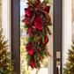 36" Cashmere LED Teardrop Swag – Handcrafted Holiday Design