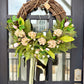Blush Hydrangea Spring Wreath