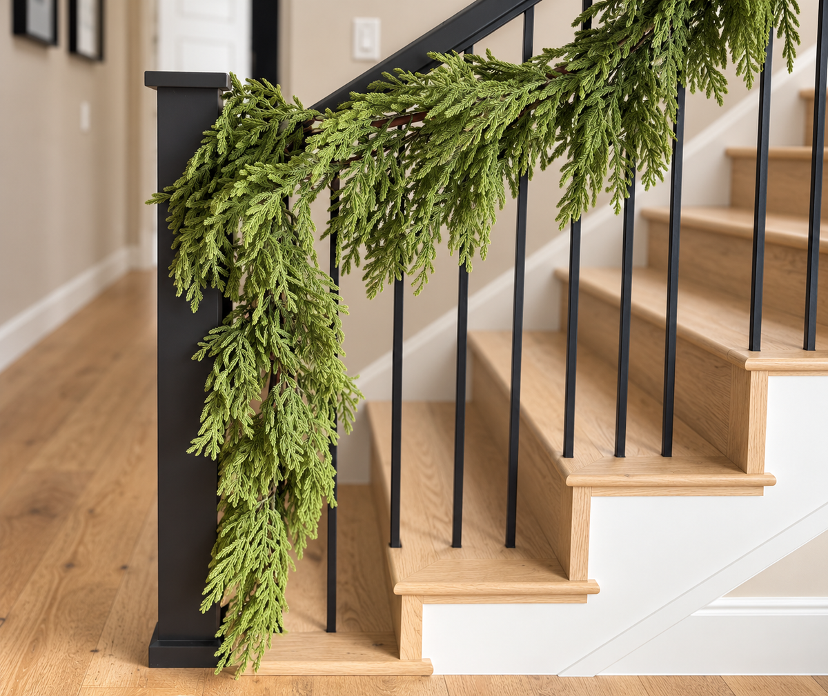 6' Real Touch Norfolk Pine Garland
