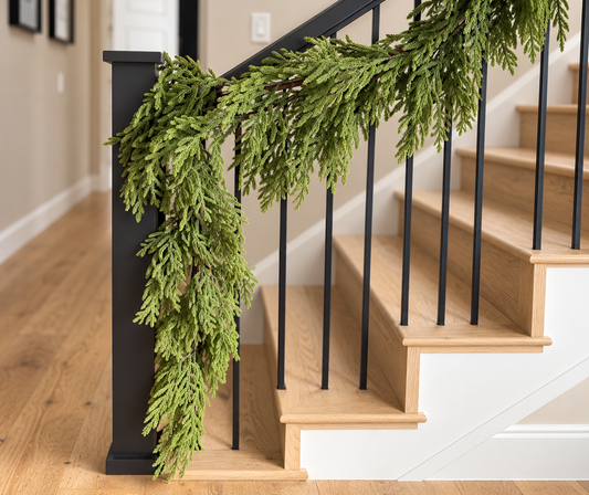 6' Real Touch Norfolk Pine Garland