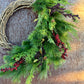 Modern Winter Forest Wreath