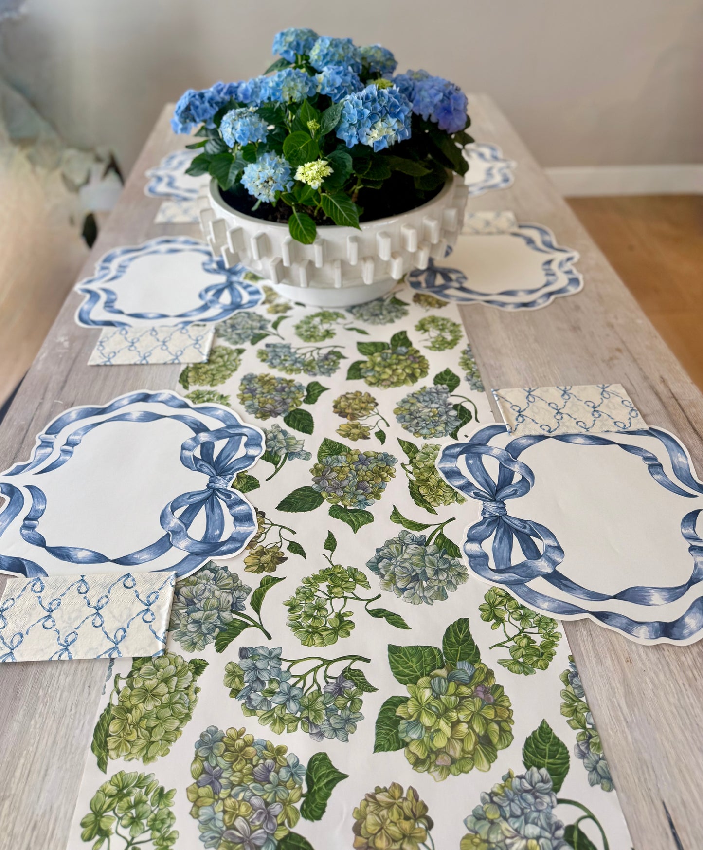 The Hydrangea Table Collection