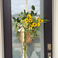 Flowers in a Basket Wreath