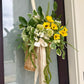 Flowers in a Basket Wreath