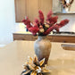 Faux Prairie Smole Flower Stem-Plum 26"H