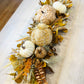Neutral Harvest in Rattan Tray 41"L