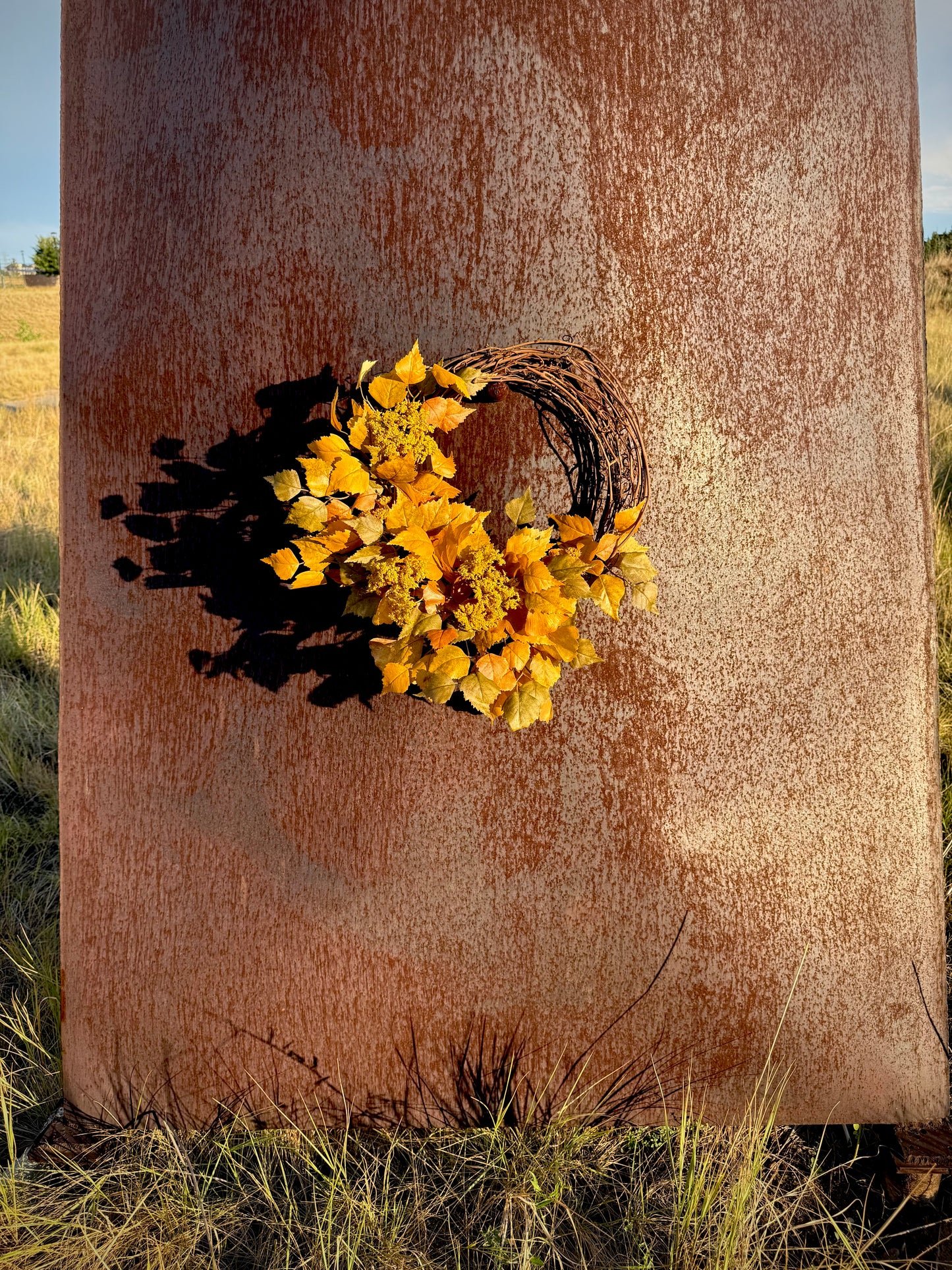 The Golden Aspen Wreath
