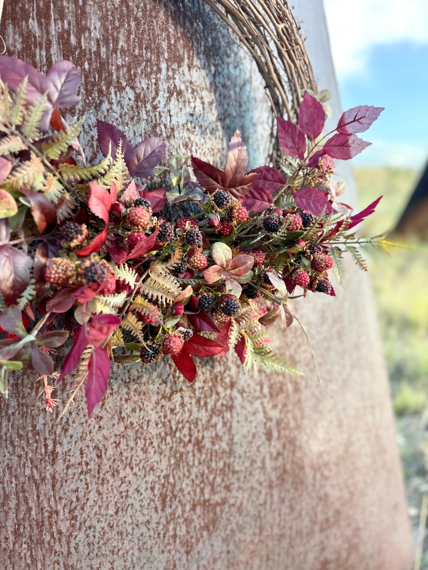 The Raspberry Harvest Wreath