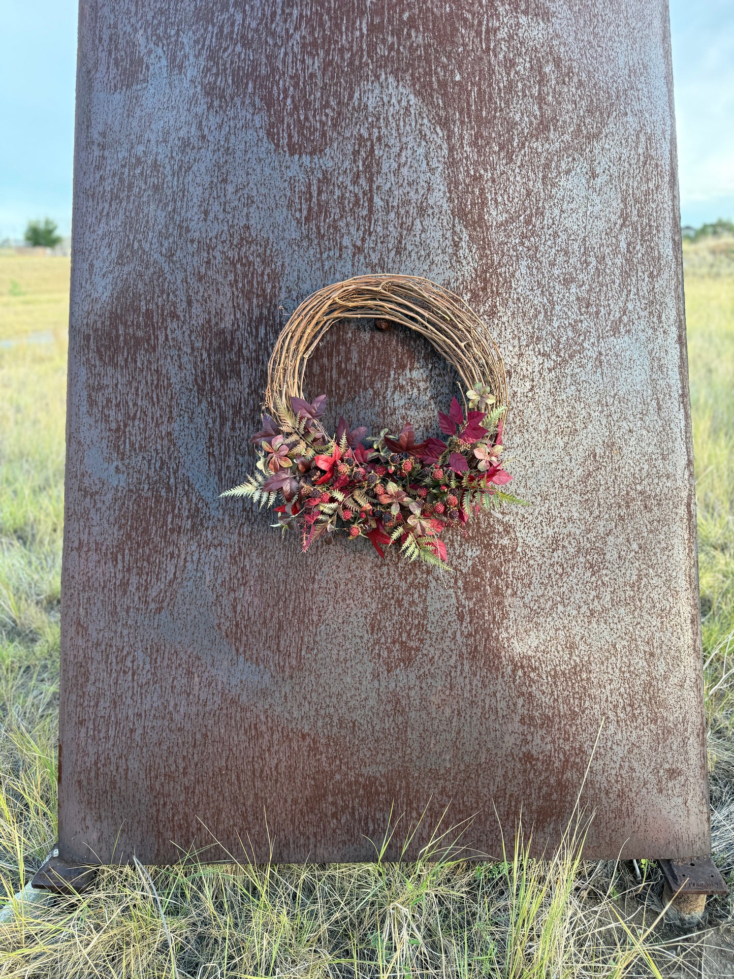 The Raspberry Harvest Wreath