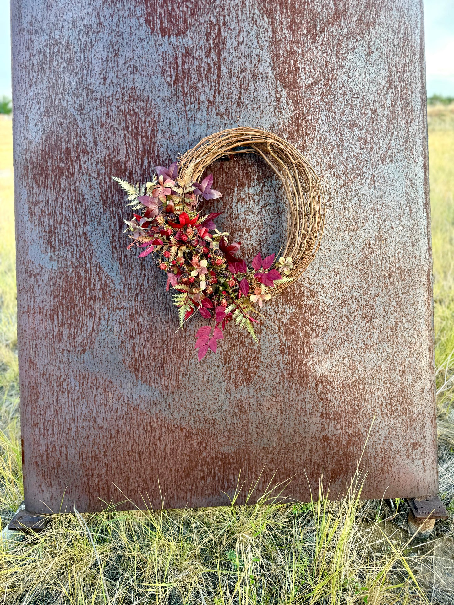 The Raspberry Harvest Wreath