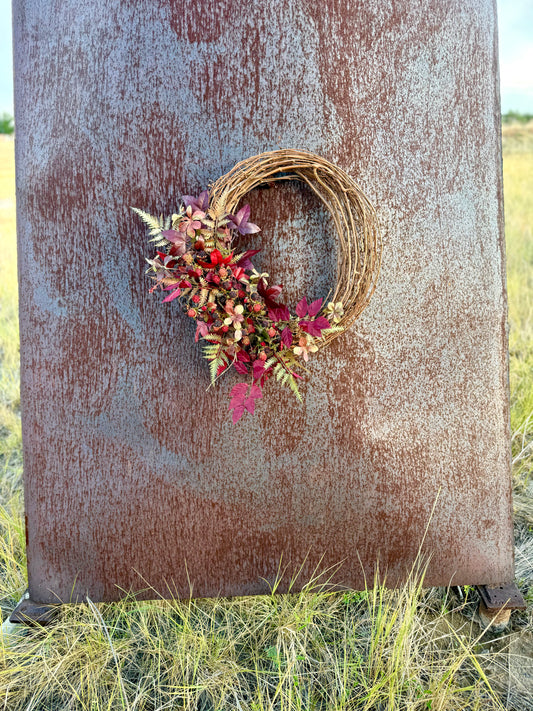 The Raspberry Harvest Wreath