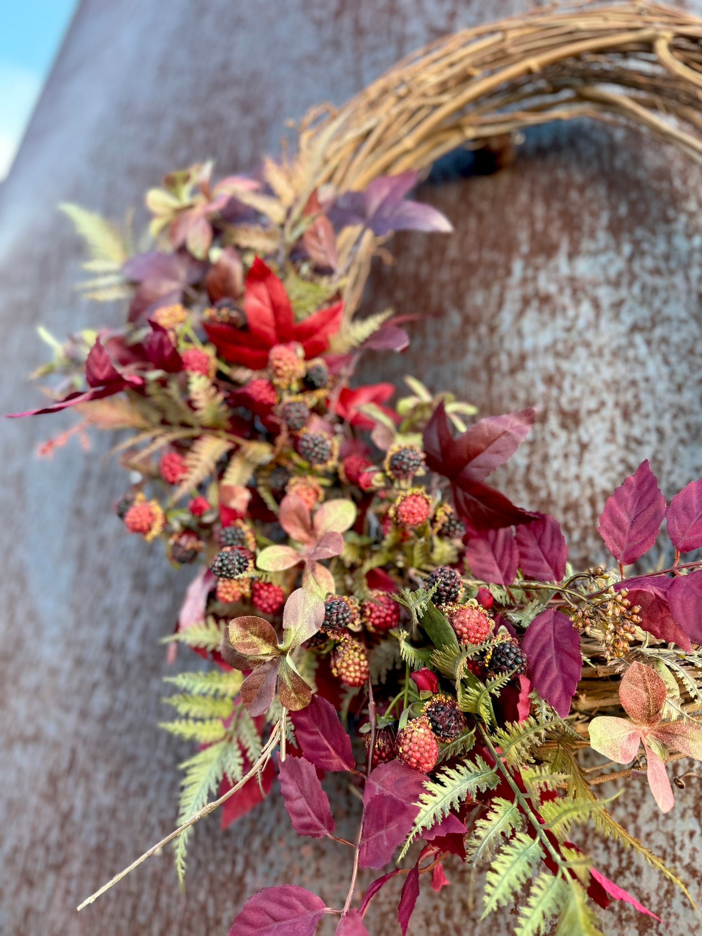 The Raspberry Harvest Wreath
