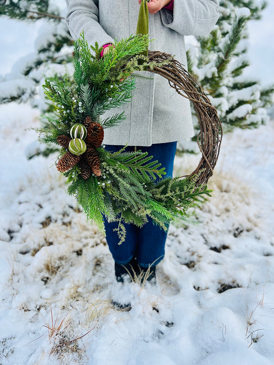 Citrus Winter Wreath
