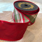 JME Designer Holiday Plaid Dupioni Taffeta Ribbon – 2.5" x 10 Yards