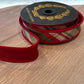 John Mark Enterprises Holiday Plaid Dupioni Taffeta Wired Ribbon – Red Backing | " x 10 Yards