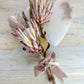Blush Dried King Protea Stems- Set of 3